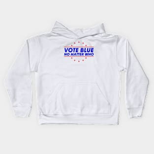 Vote Blue No Matter Who Kids Hoodie